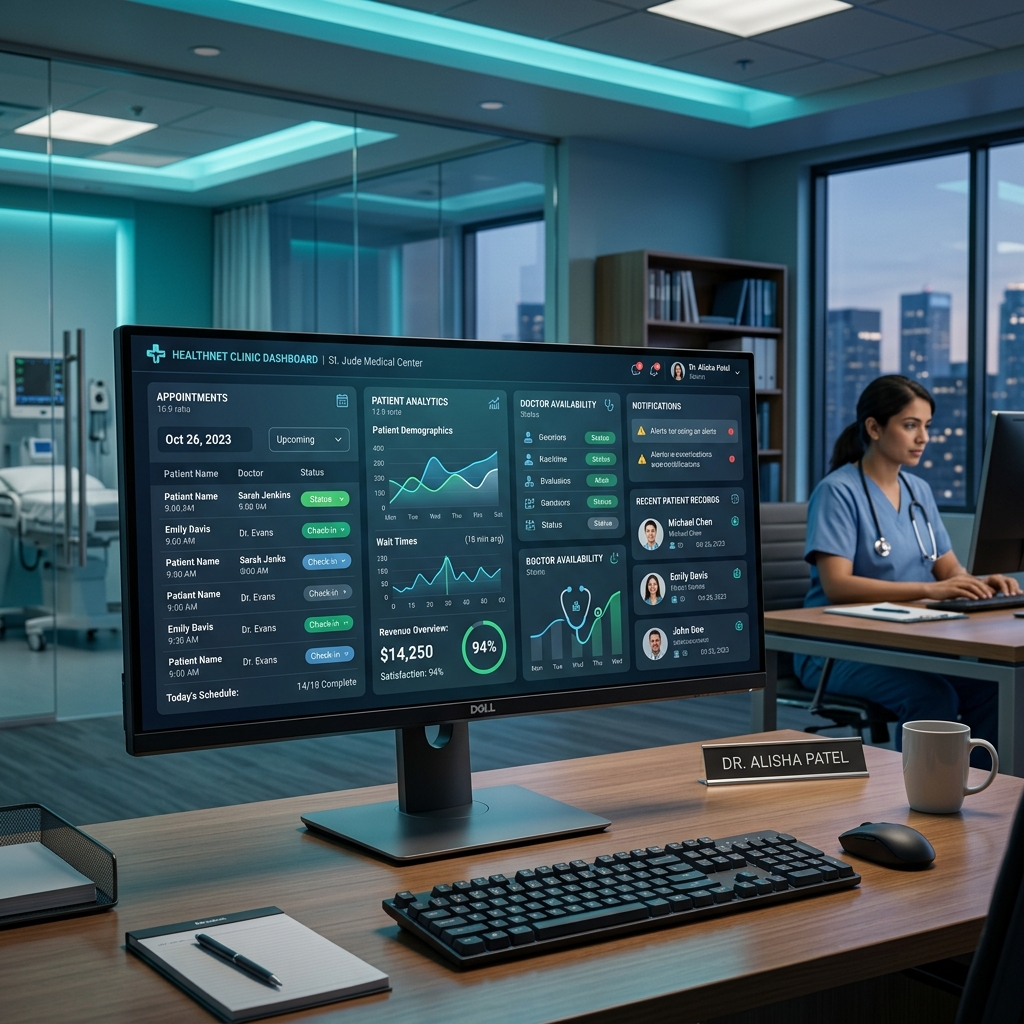 Advanced Clinic Management Dashboard Jaipur